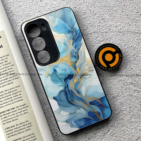 Vivo Y19s Pro - Liquid Marble 2.0 Series - Premium Metal Printed soft Bumper shock Proof Case