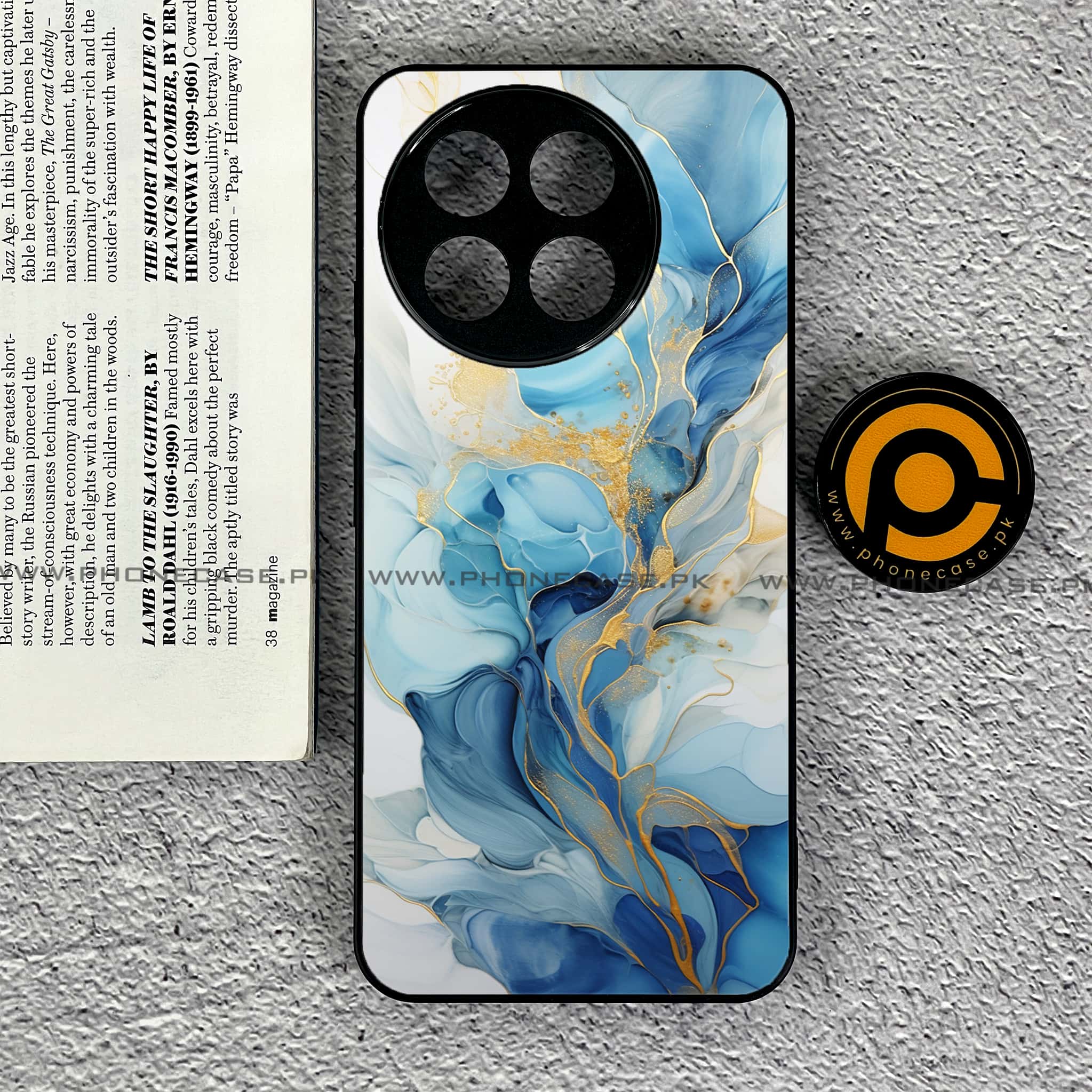 OnePlus 13R - Liquid Marble 2.0 Series - Premium Printed Glass soft Bumper shock Proof Case