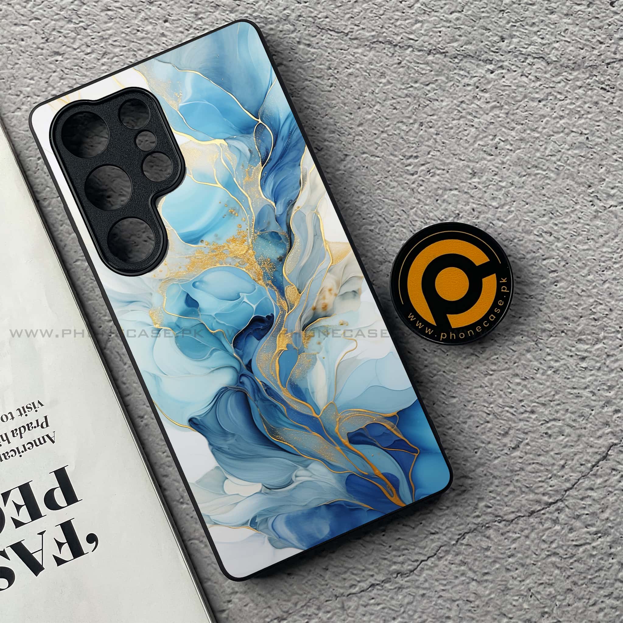 OnePlus 13 - Liquid Marble 2.0 Series - Premium Metal Printed soft Bumper shock Proof Case
