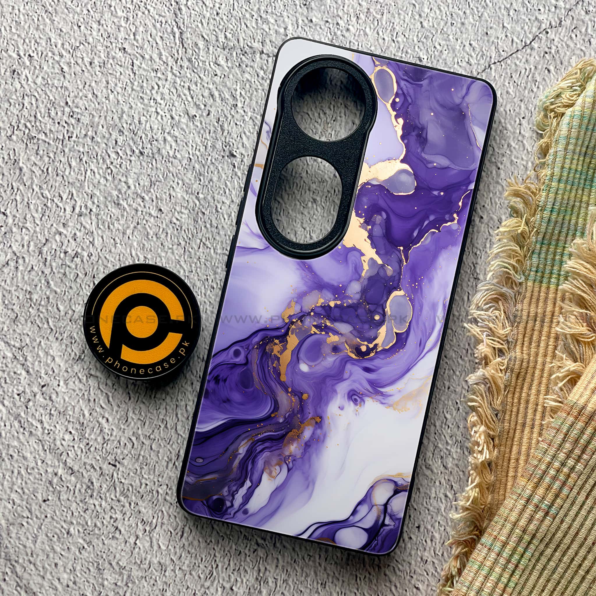 Vivo S19 Pro - Liquid Marble 2.0 Series - Premium Metal Printed soft Bumper shock Proof Case