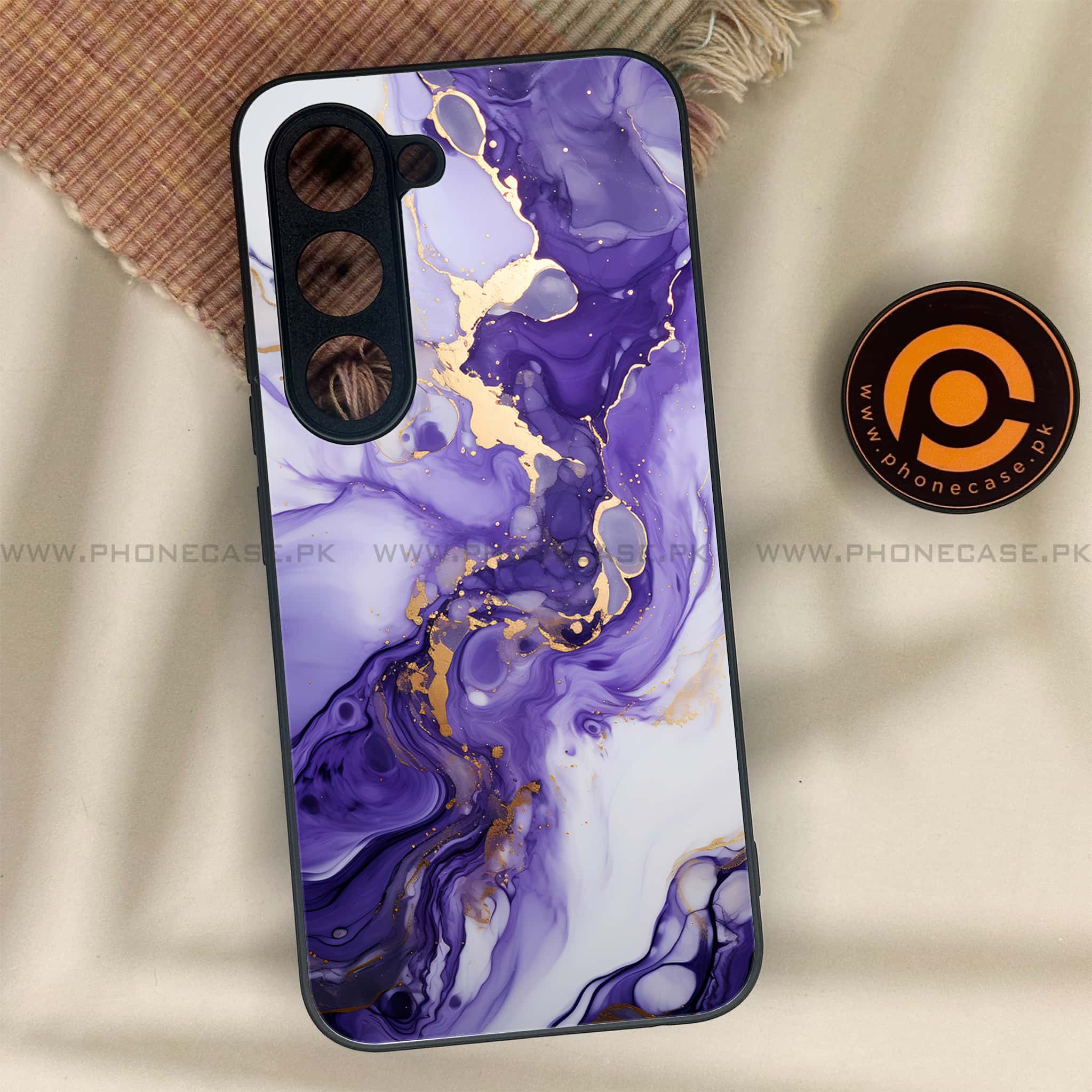 Tecno Spark 40 Pro - Liquid Marble 2.0 Series - Premium Metal Printed soft Bumper shock Proof Case