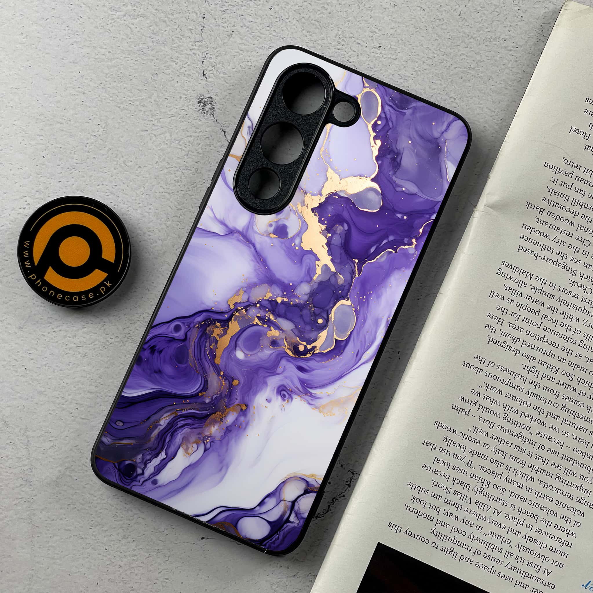Vivo Y04 - Liquid Marble 2.0 Series - Premium Metal Printed Soft Bumper Shockproof Case
