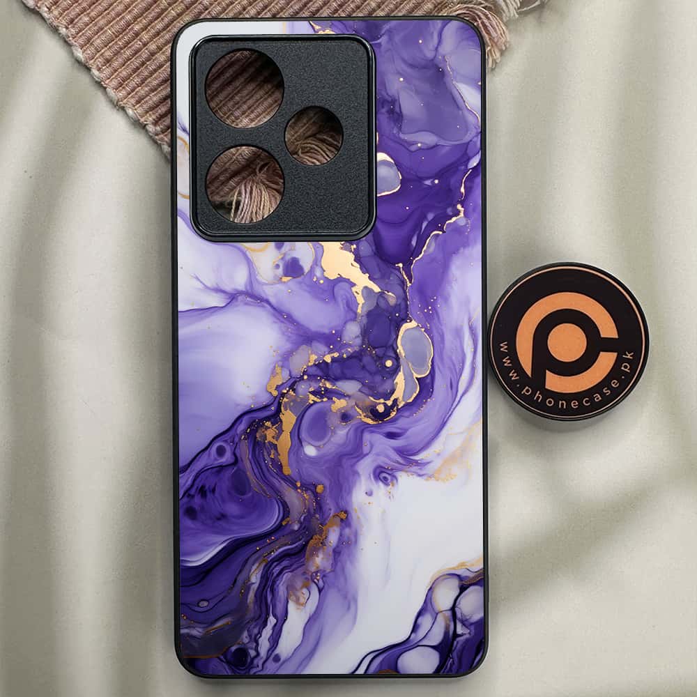 Realme GT 7T - Liquid Marble 2.0 Series - Premium Metal Printed soft Bumper shock Proof Case