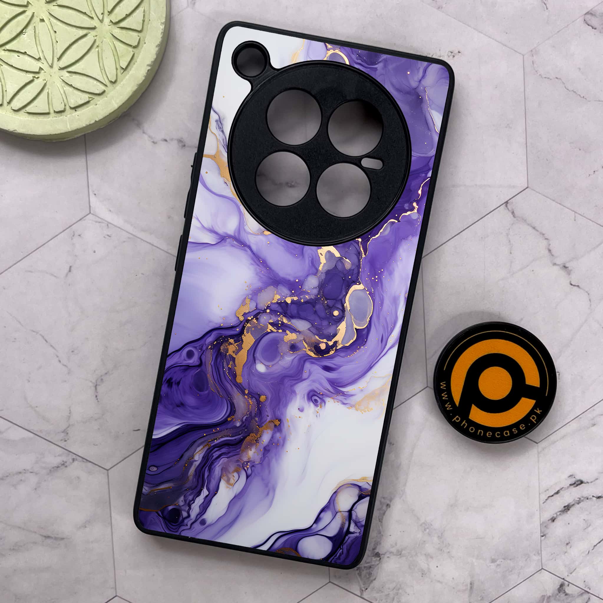 Infinix Zero 40 5G - Liquid Marble 2.0 Series - Premium Metal Printed soft Bumper shock Proof Case