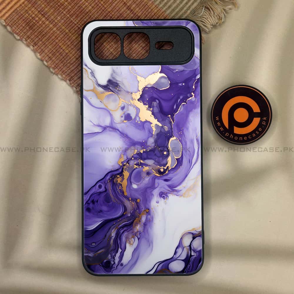 Infinix Smart 10 Plus - Liquid Marble 2.0 Series - Premium Metal Printed soft Bumper shock Proof Case