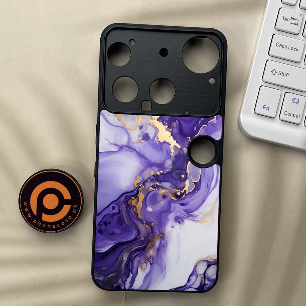 Nothing Phone 3 - Liquid Marble 2.0 Series - Premium Metal  Printed soft Bumper shock Proof Case