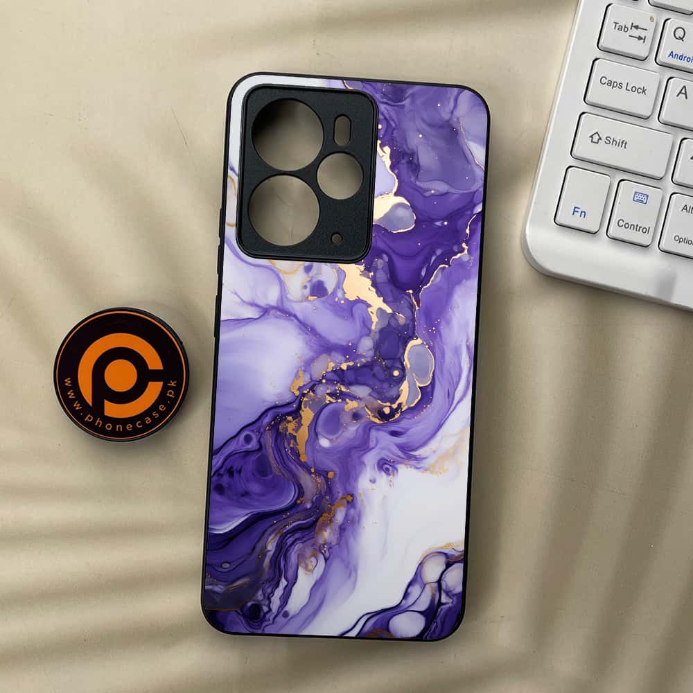 Realme 14T 5G - Liquid Marble 2.0 Series - Premium Metal Printed soft Bumper Shock Proof Case