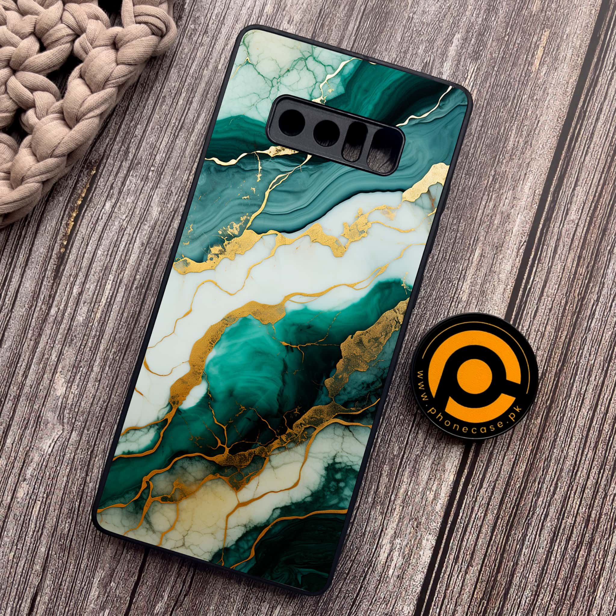 Samsung Galaxy Note 8 - Liquid Marble 2.0 Series - Premium Metal Printed soft Bumper shock Proof Case