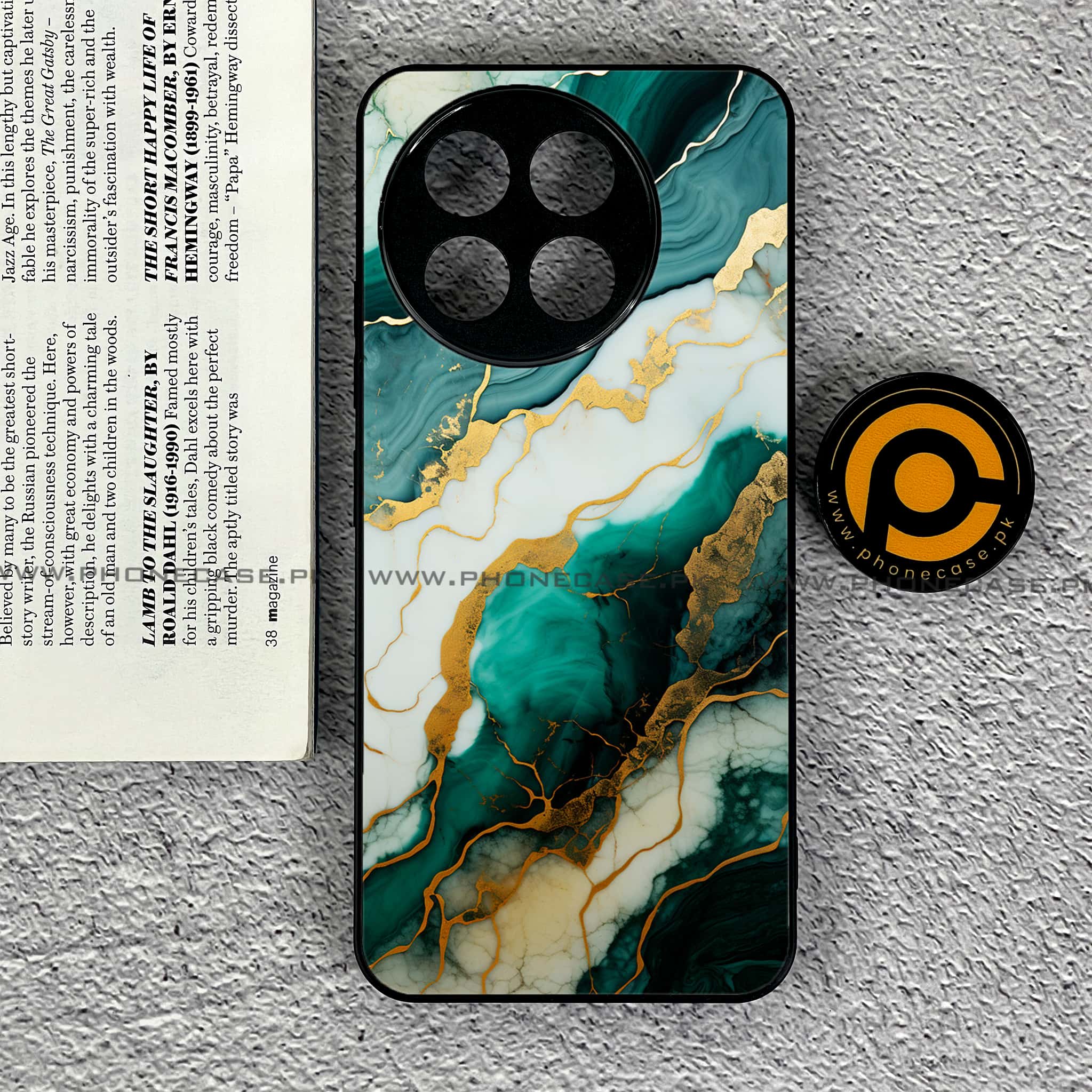 OnePlus Ace 5 - Liquid Marble 2.0 Series - Premium Metal Printed soft Bumper shock Proof Case