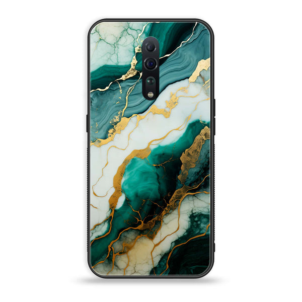 Oppo Reno Z - Liquid Marble 2.0 Design 3- Premium Printed Glass soft Bumper shock Proof Case CS-11224