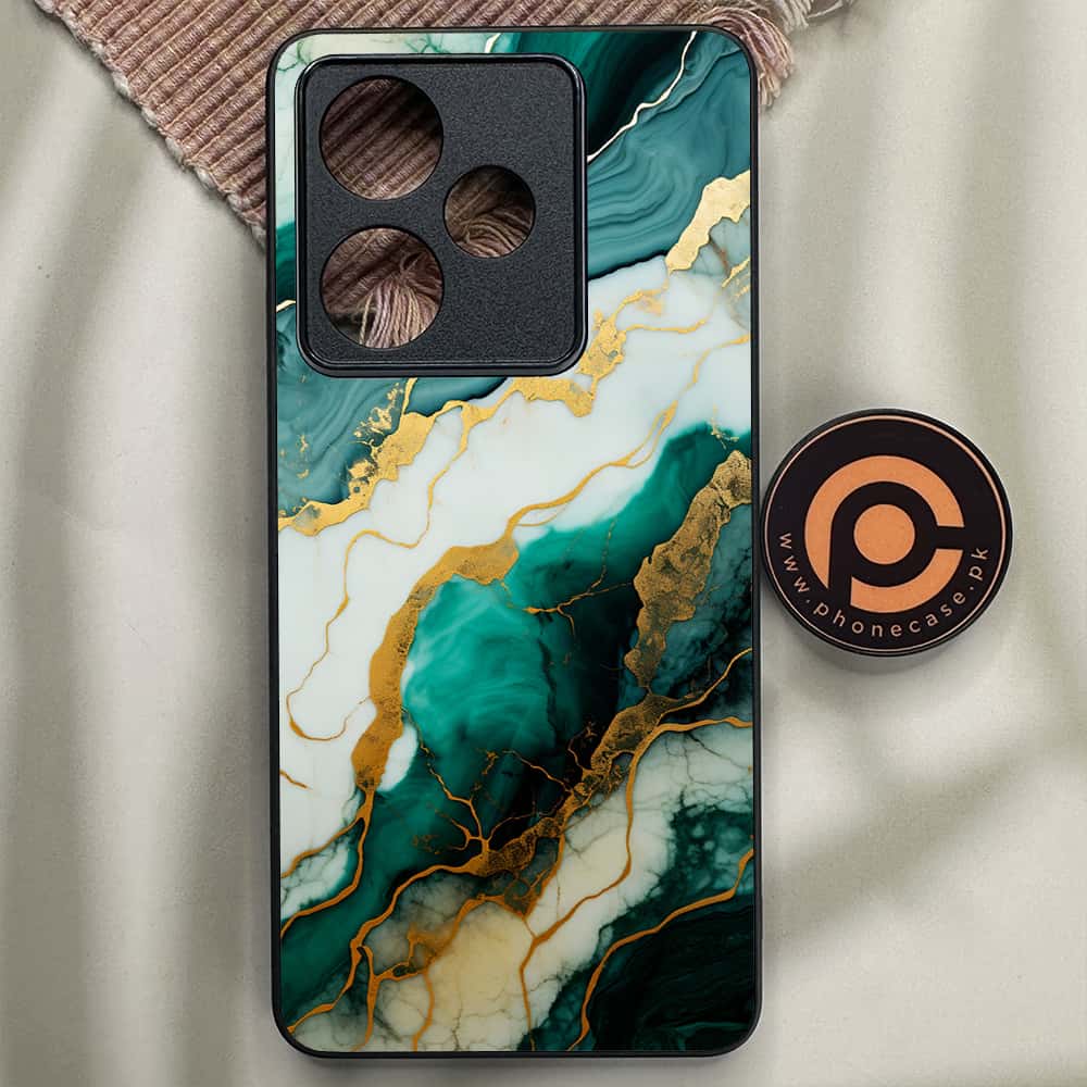 Realme GT 7T - Liquid Marble 2.0 Series - Premium Metal Printed soft Bumper shock Proof Case
