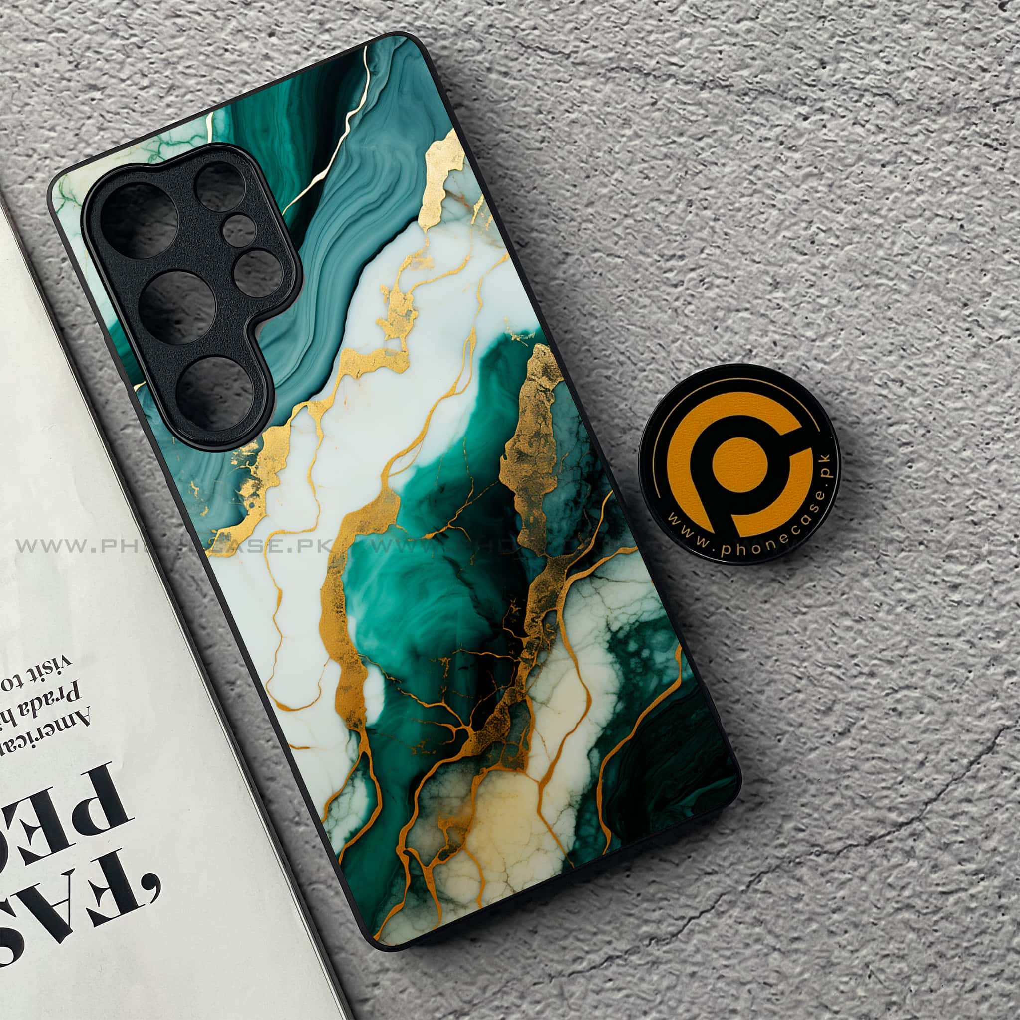 OnePlus 13 - Liquid Marble 2.0 Series - Premium Metal Printed soft Bumper shock Proof Case