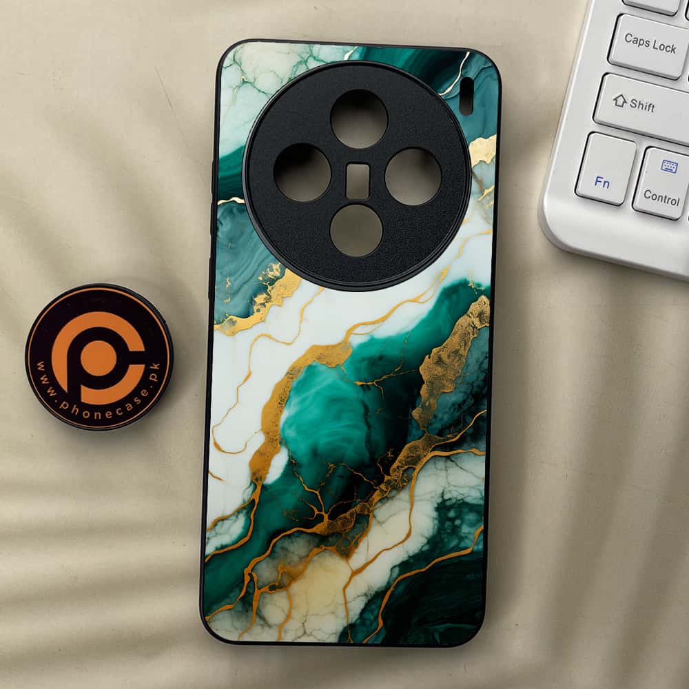 Vivo X200 - Liquid Marble 2.0 Series - Premium Metal  Printed soft Bumper shock Proof Case