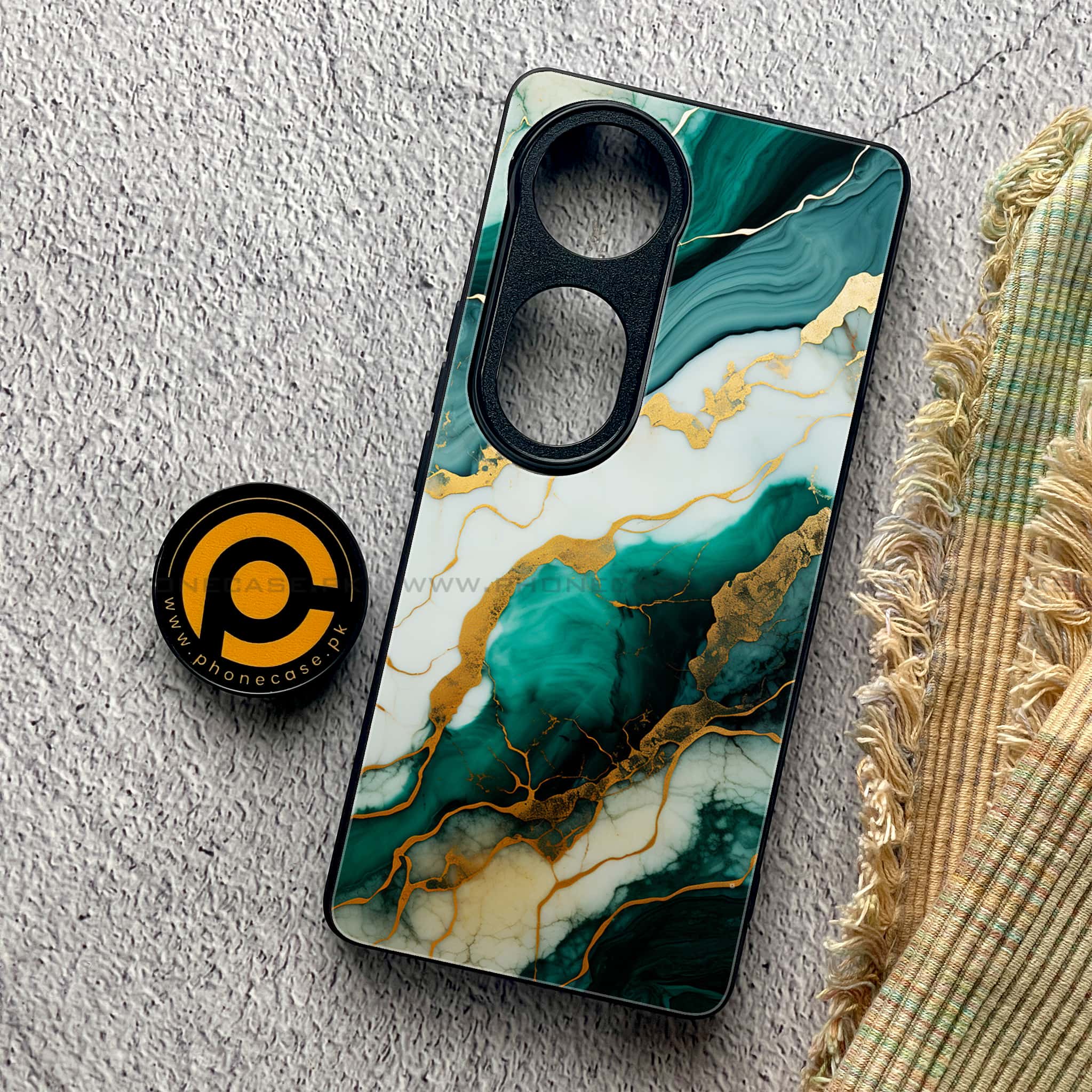 Vivo V40 Pro - Liquid Marble 2.0 Series - Premium Metal Printed soft Bumper shock Proof Case