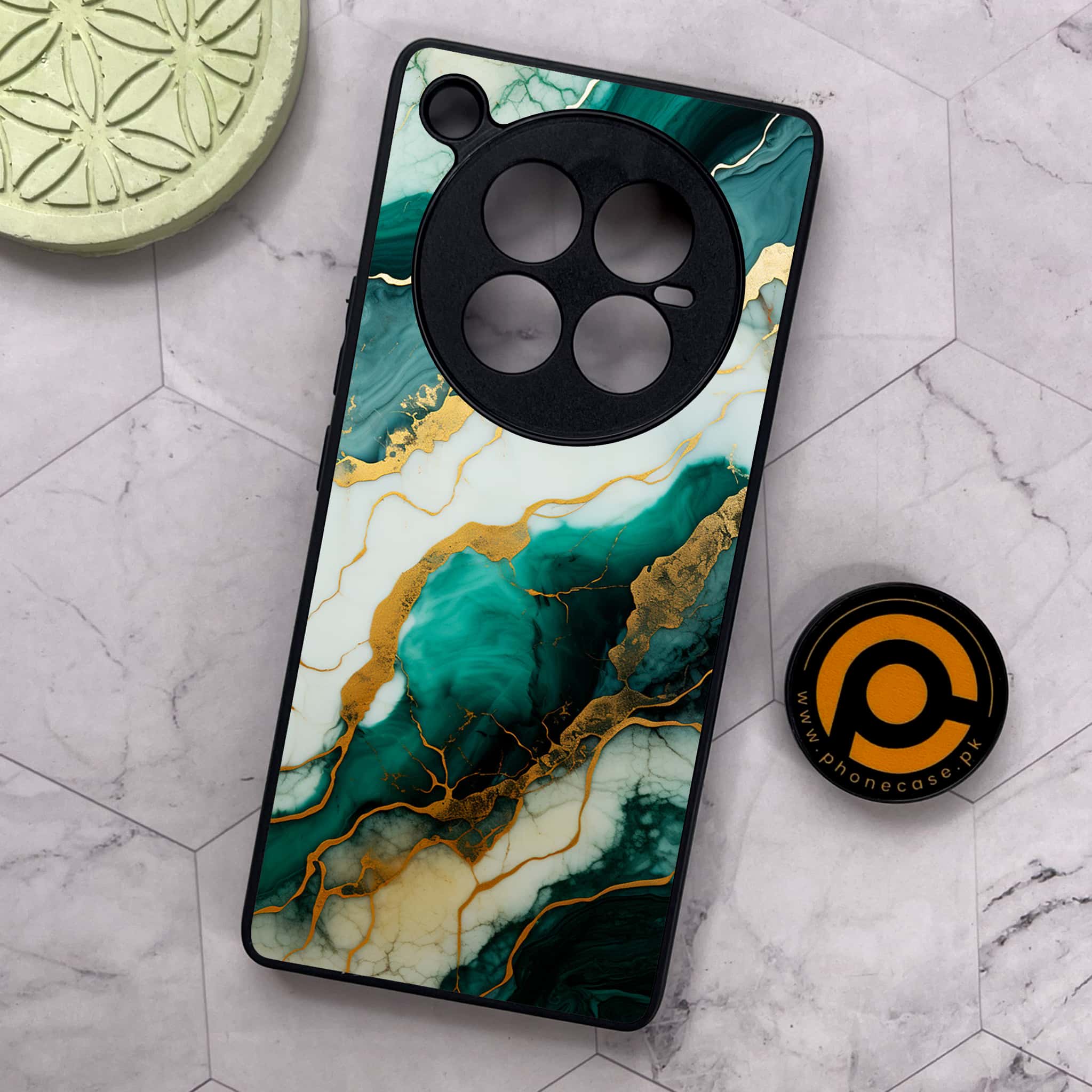 Infinix Zero 40 5G - Liquid Marble 2.0 Series - Premium Metal Printed soft Bumper shock Proof Case