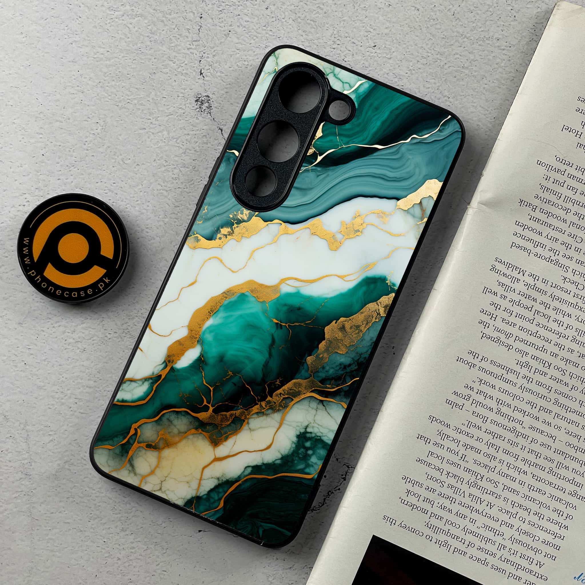 Vivo Y04 - Liquid Marble 2.0 Series - Premium Metal Printed Soft Bumper Shockproof Case