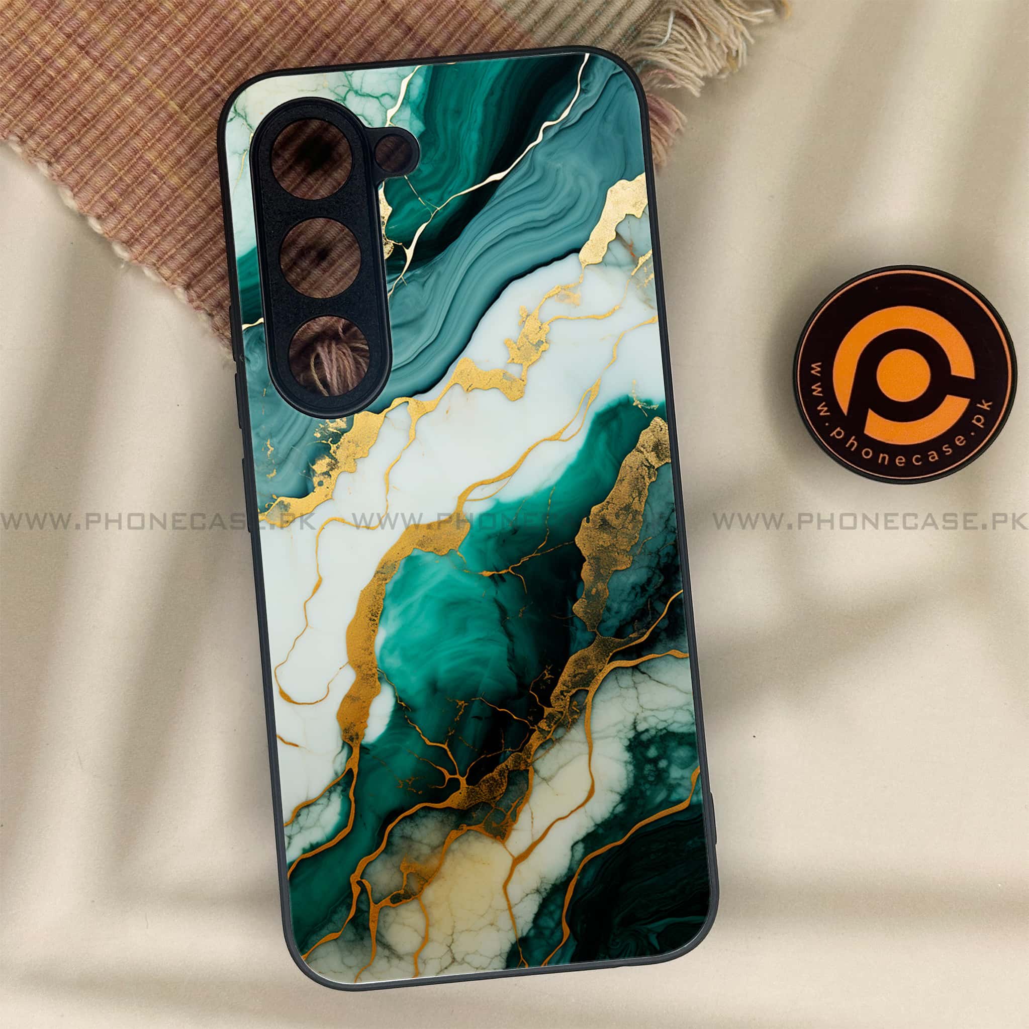 Tecno Spark 40 Pro - Liquid Marble 2.0 Series - Premium Metal Printed soft Bumper shock Proof Case