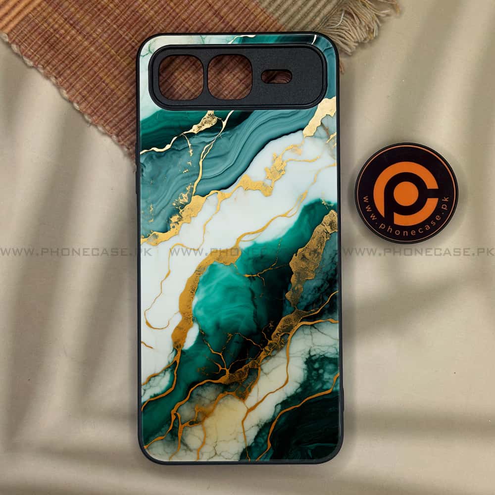 Infinix Smart 10 Plus - Liquid Marble 2.0 Series - Premium Metal Printed soft Bumper shock Proof Case