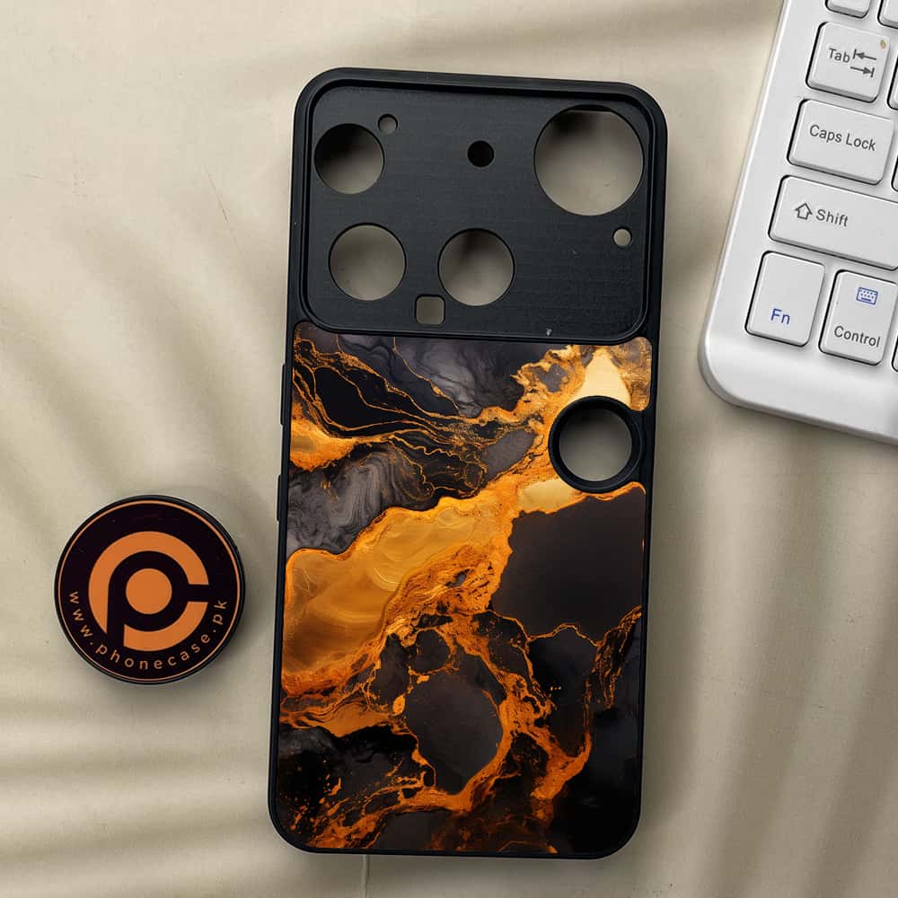 Nothing Phone 3 - Liquid Marble 2.0 Series - Premium Metal  Printed soft Bumper shock Proof Case