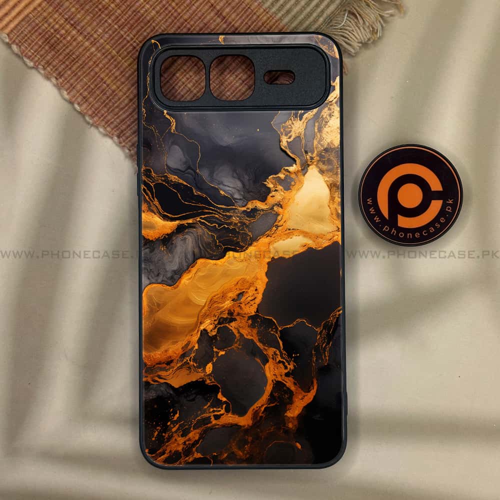 Infinix Smart 10 Plus - Liquid Marble 2.0 Series - Premium Metal Printed soft Bumper shock Proof Case