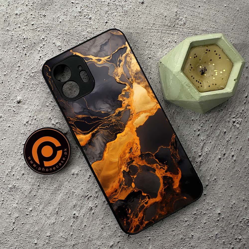 Nothing Phone 2 - Liquid Marble 2.0 Series - Premium Metal  Printed soft Bumper shock Proof Case