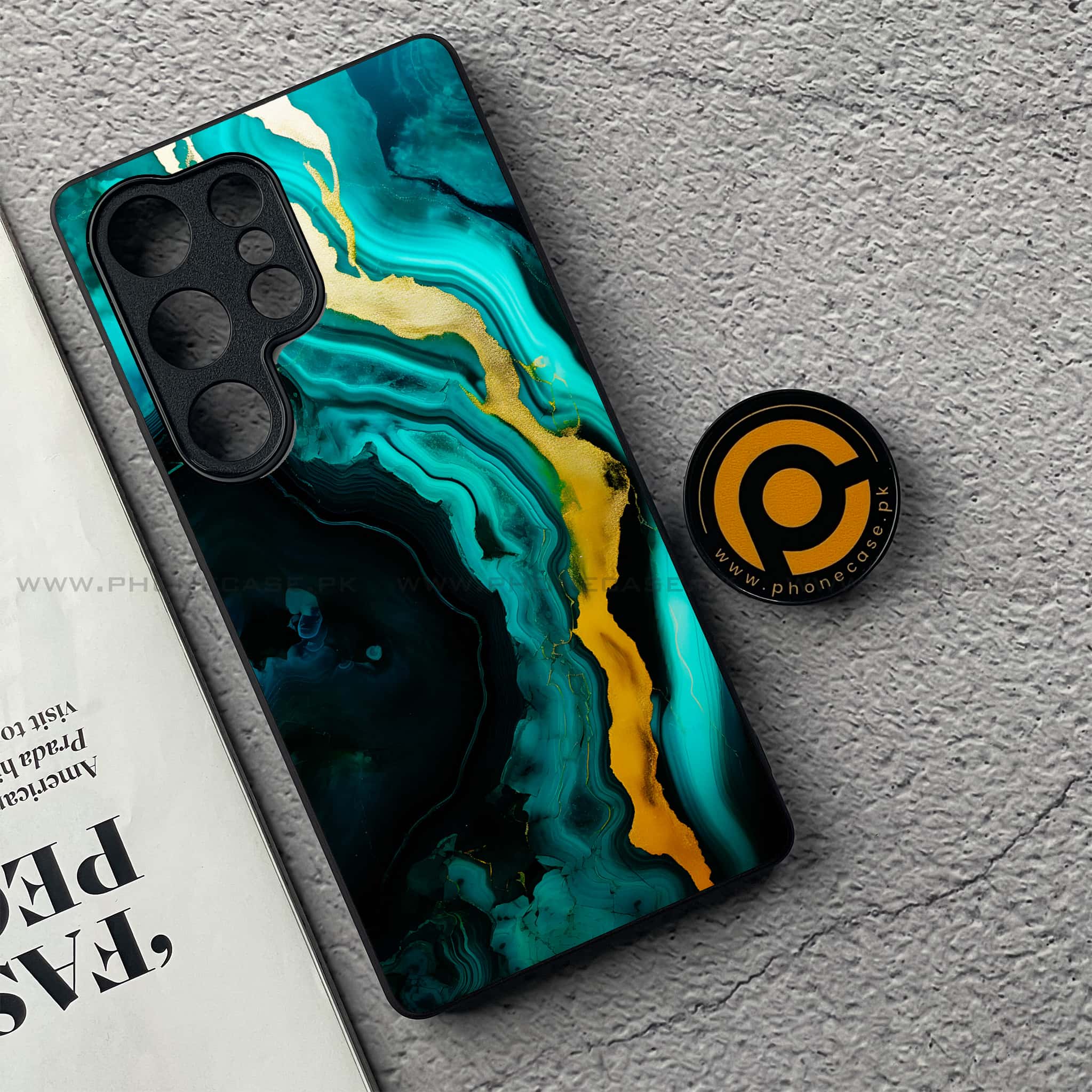 OnePlus 13 - Liquid Marble 2.0 Series - Premium Metal Printed soft Bumper shock Proof Case