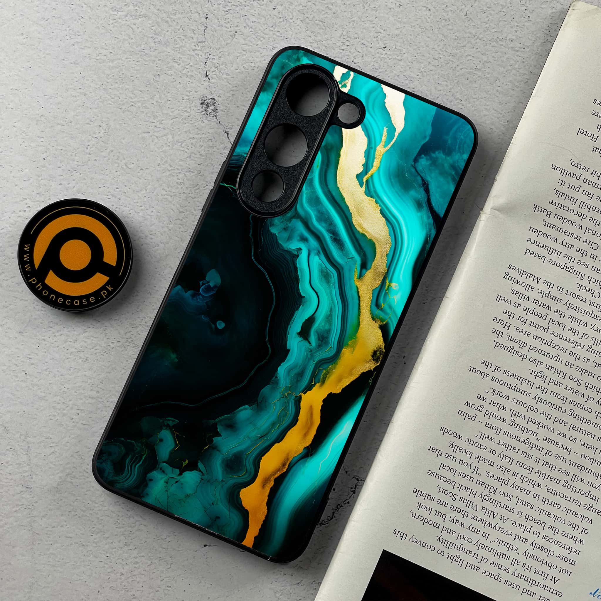 Vivo Y04 - Liquid Marble 2.0 Series - Premium Metal Printed Soft Bumper Shockproof Case