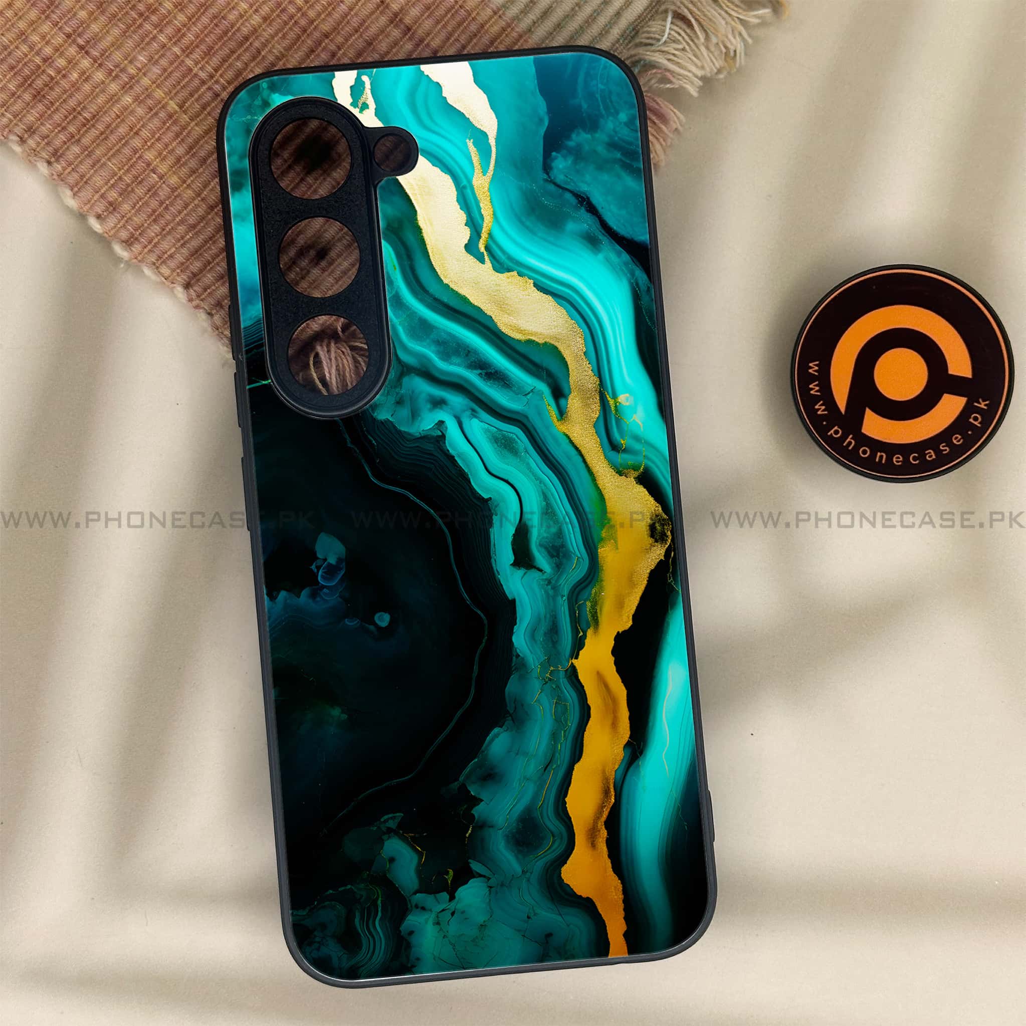 Tecno Spark 40 Pro - Liquid Marble 2.0 Series - Premium Metal Printed soft Bumper shock Proof Case