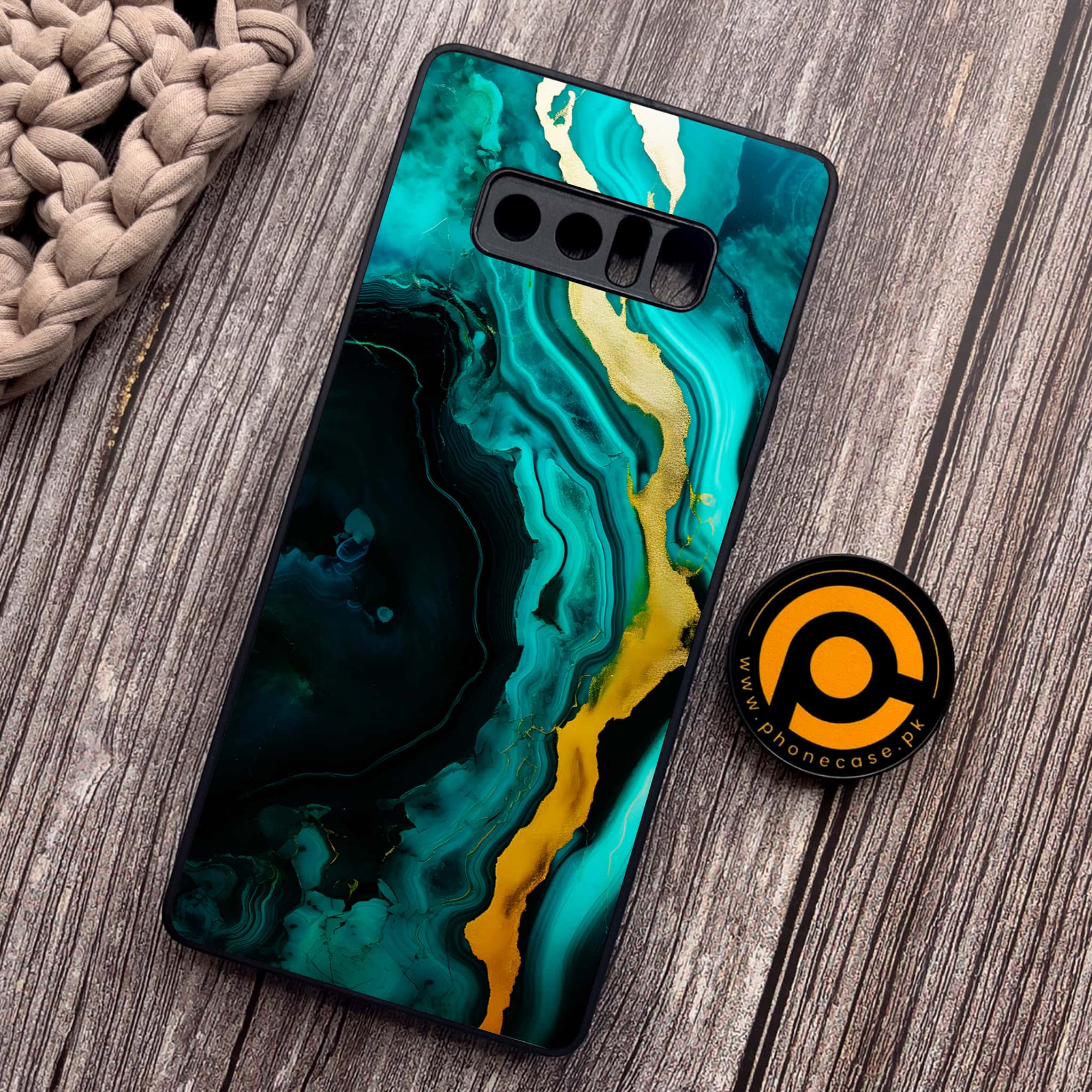 Samsung Galaxy Note 8 - Liquid Marble 2.0 Series - Premium Metal Printed soft Bumper shock Proof Case