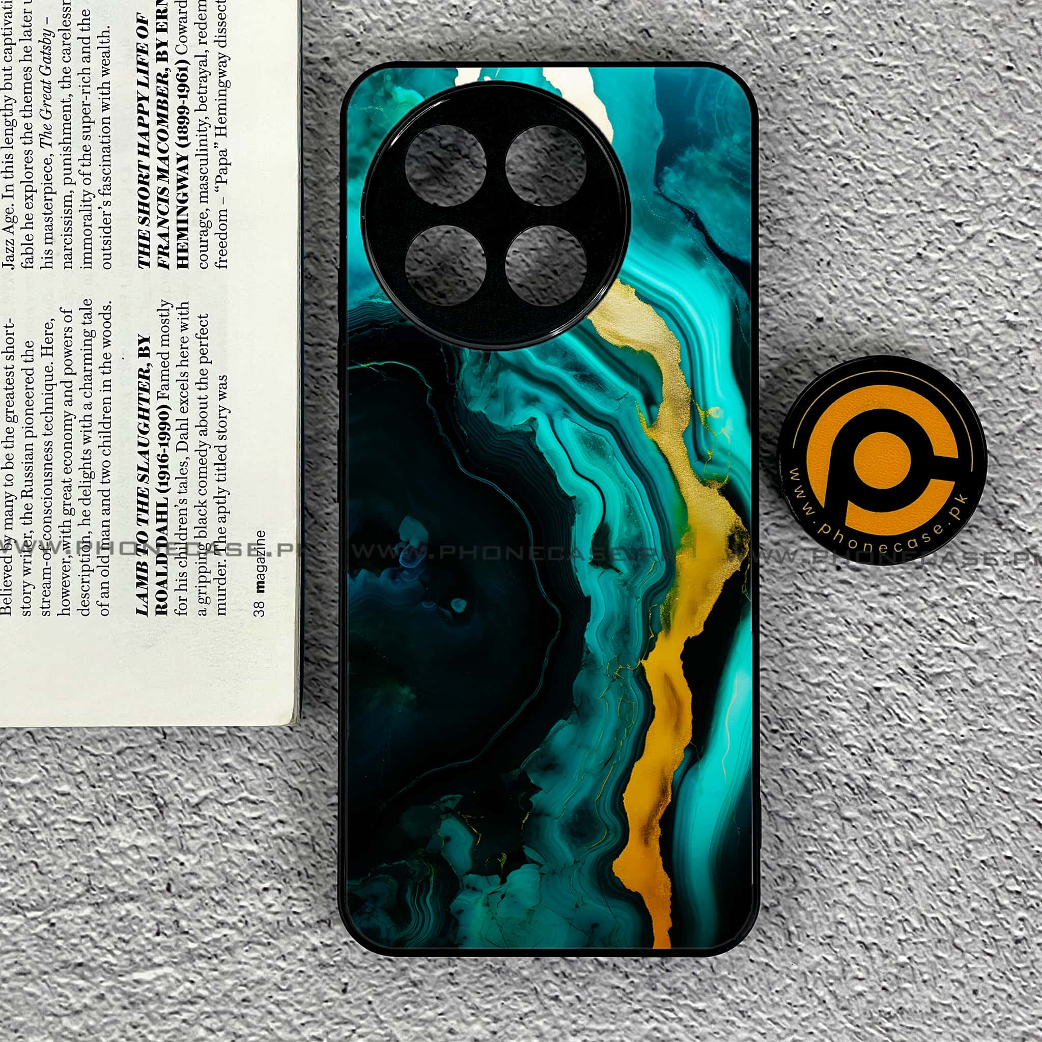 OnePlus Ace 5 - Liquid Marble 2.0 Series - Premium Metal Printed soft Bumper shock Proof Case