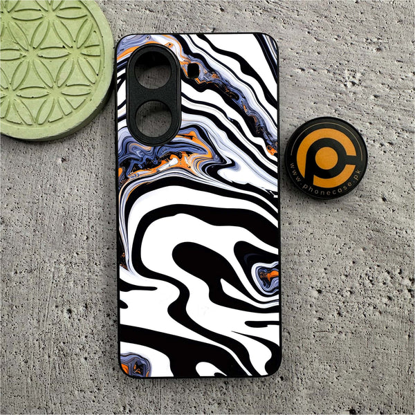 Xiaomi Poco X7 Pro 5G - Liquid Marble Series - Premium Metal Printed soft Bumper shock Proof Case