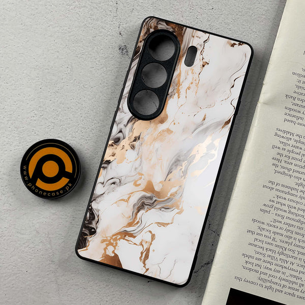 Tecno Camon 40 - Liquid Marble Series - Premium Metal Printed Soft Bumper Shockproof Case