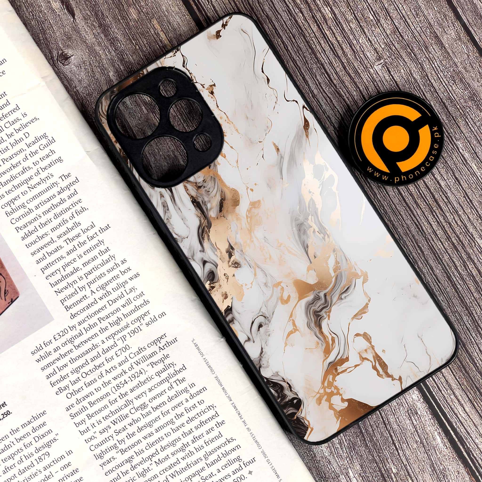 Xiaomi Redmi 12 - Liquid Marble Series - Premium Printed Glass soft Bumper shock Proof Case