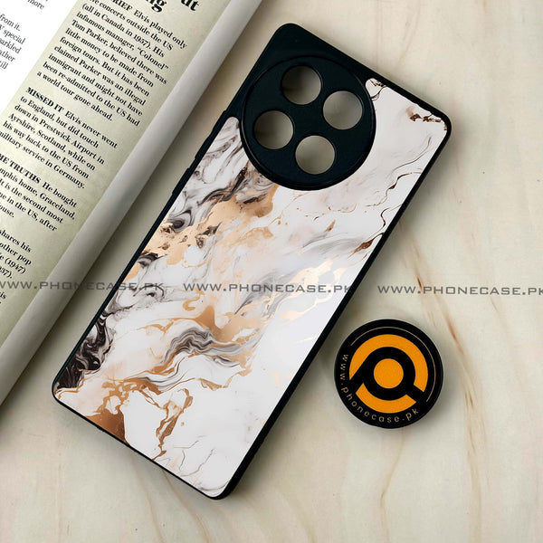 Tecno Camon 30s - Liquid Marble Design 1  - Premium Metal Printed soft Bumper shock Proof Case CS-38467