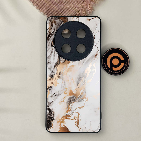 Honor X9c 5G - Liquid Marble Series - Premium Metal Printed soft Bumper shock Proof Case