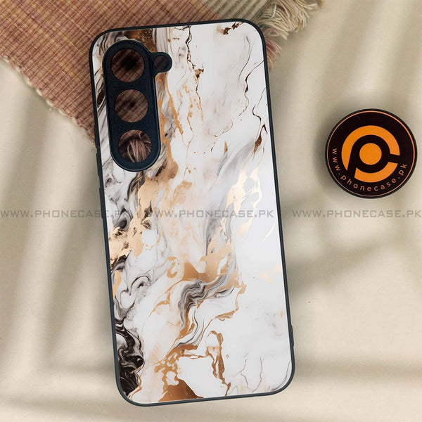 Tecno Spark 40 Pro - Liquid Marble Series - Premium Metal Printed soft Bumper shock Proof Case