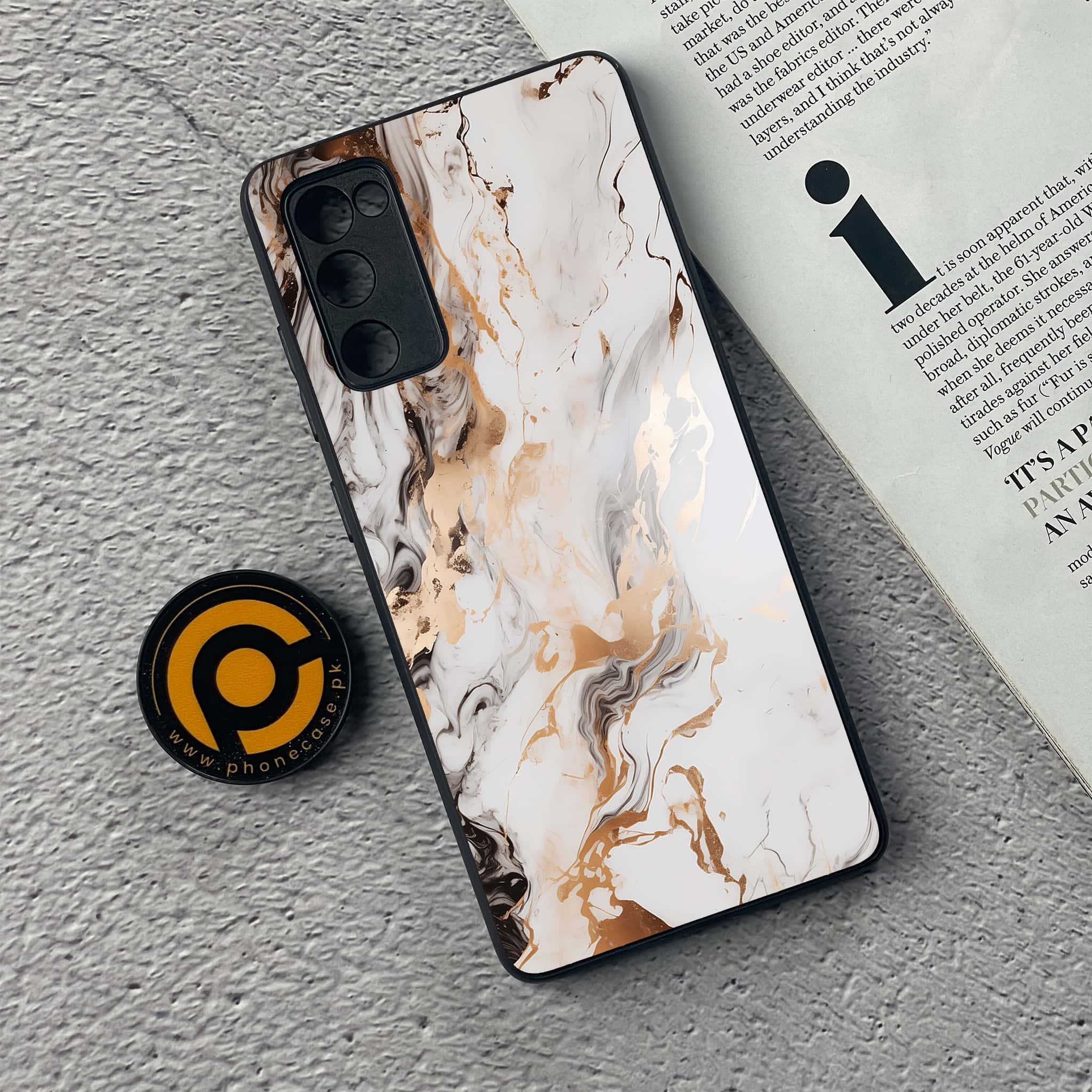 Samsung Galaxy S20 FE Liquid Marble Series Premium Printed Glass soft Bumper shock Proof Case