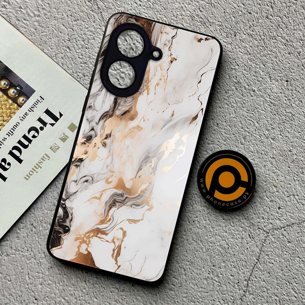 Xiaomi Redmi A5 - Liquid Marble Series - Premium Metal Printed soft Bumper shock Proof Case