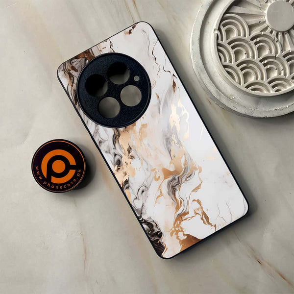 OnePlus 13 - Liquid Marble Series - Premium Metal Printed soft Bumper shock Proof Case