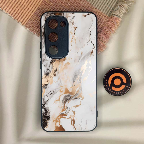 Tecno Spark 40 Pro Plus - Liquid Marble Series - Premium Metal Printed soft Bumper shock Proof Case