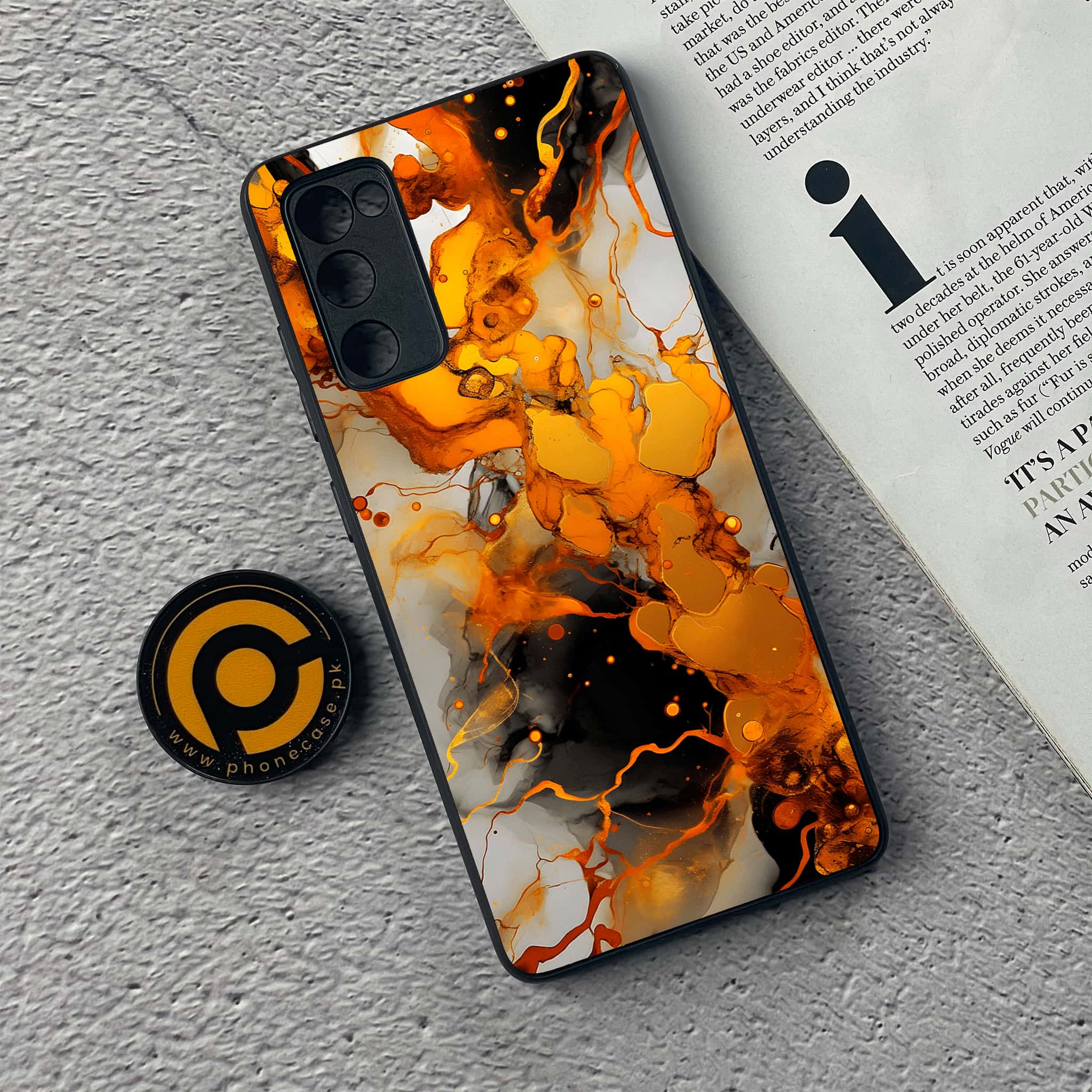 Samsung Galaxy S20 FE Liquid Marble Series Premium Printed Glass soft Bumper shock Proof Case