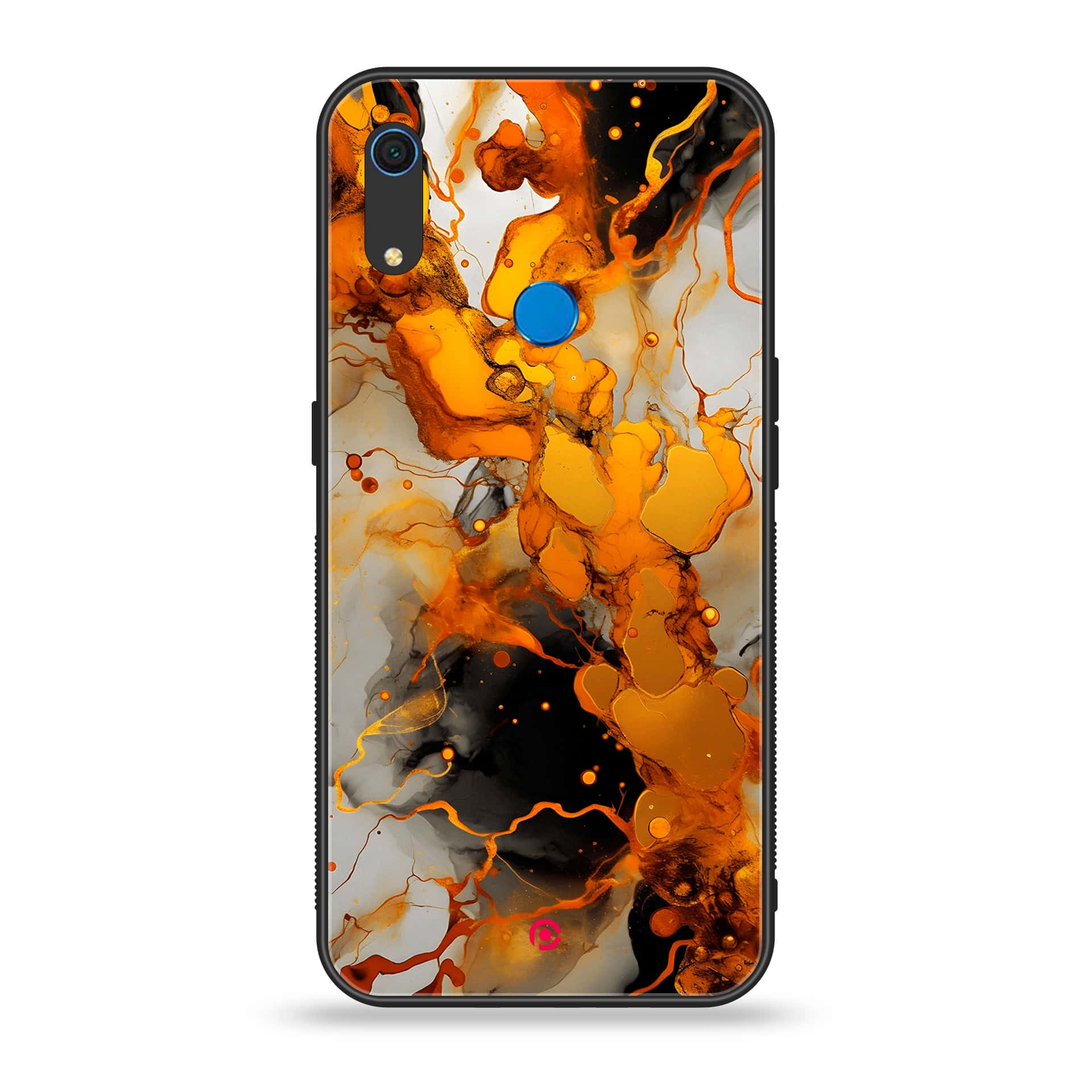 Huawei Y6s - Liquid Marble Series - Premium Printed Metal soft Bumper shock Proof Case