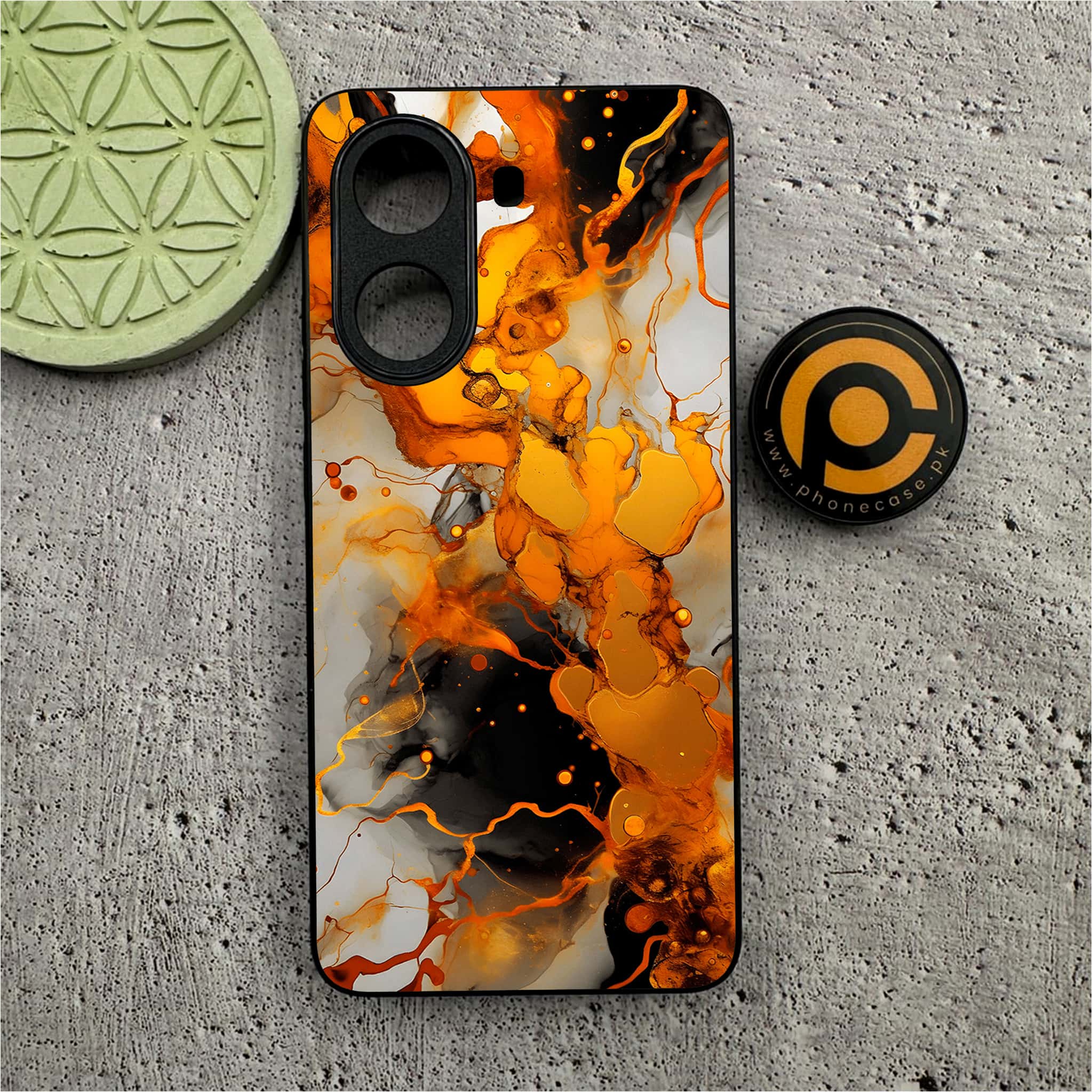 Xiaomi Redmi Turbo 4 - Liquid Marble Series - Premium Metal Printed soft Bumper shock Proof Case