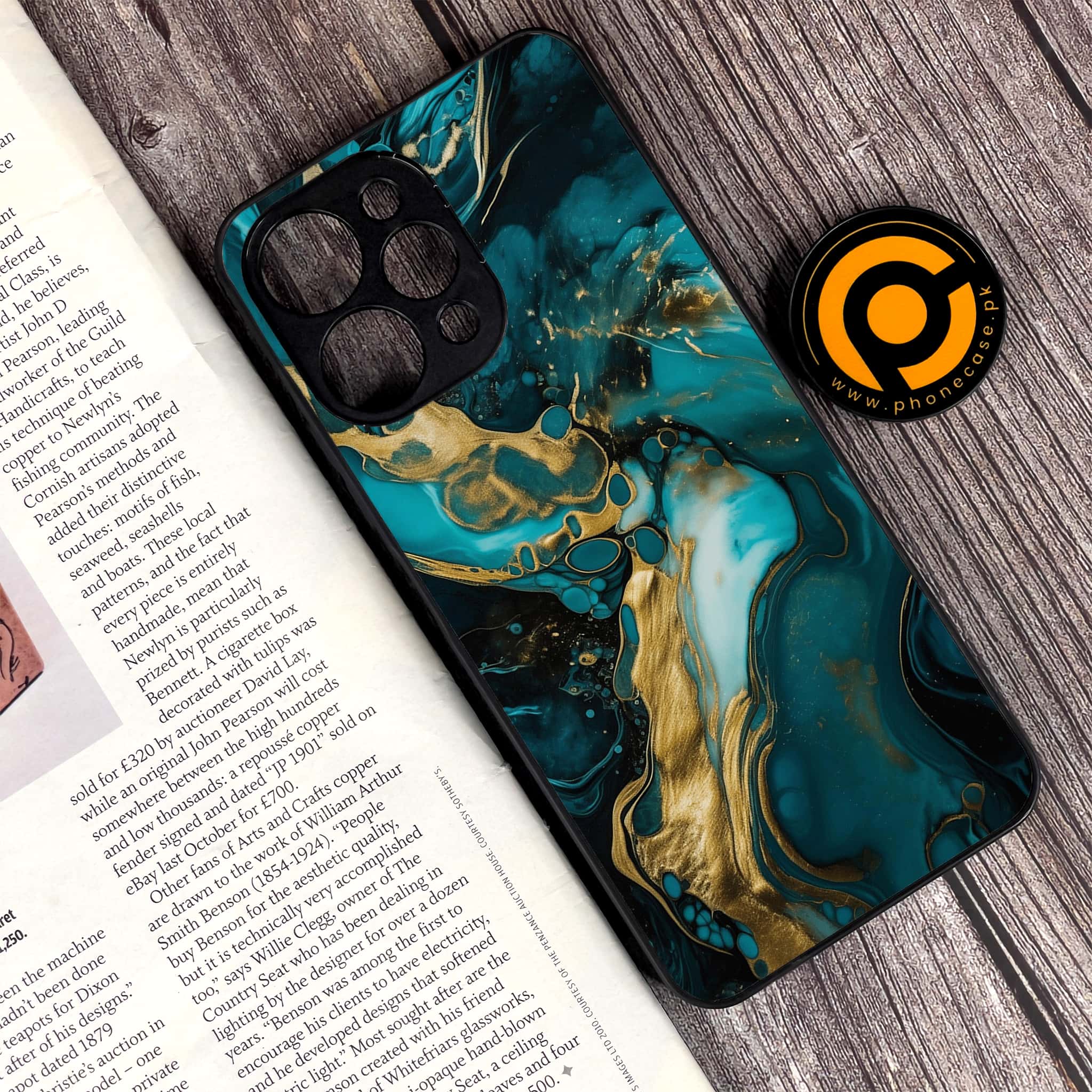 Xiaomi Redmi 12 - Liquid Marble Series - Premium Printed Glass soft Bumper shock Proof Case