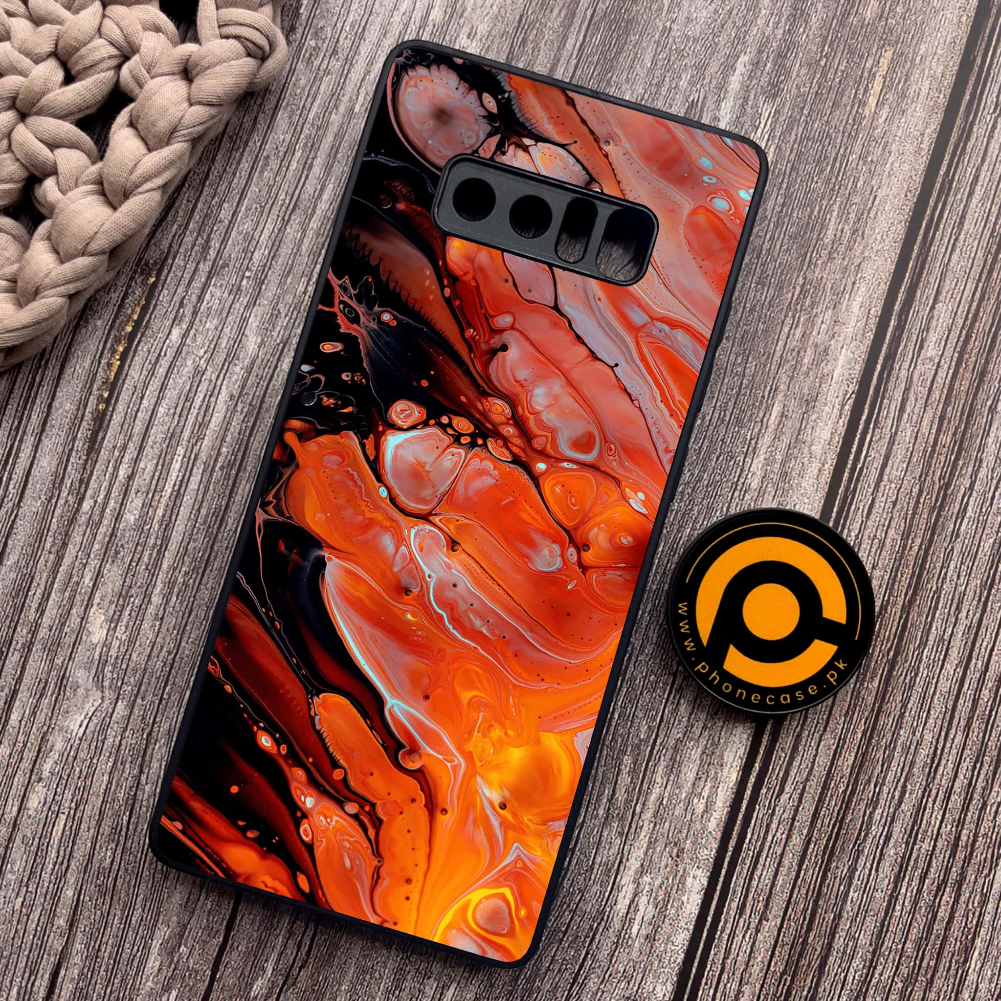 Samsung Galaxy Note 8 - Liquid Marble Series - Premium Metal Printed soft Bumper shock Proof Case