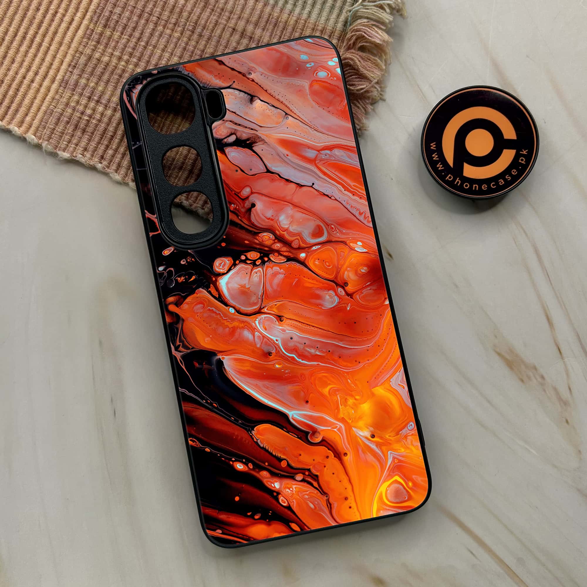 Vivo Y400 - Liquid Marble Series - Premium Metal Printed soft Bumper shock Proof Case