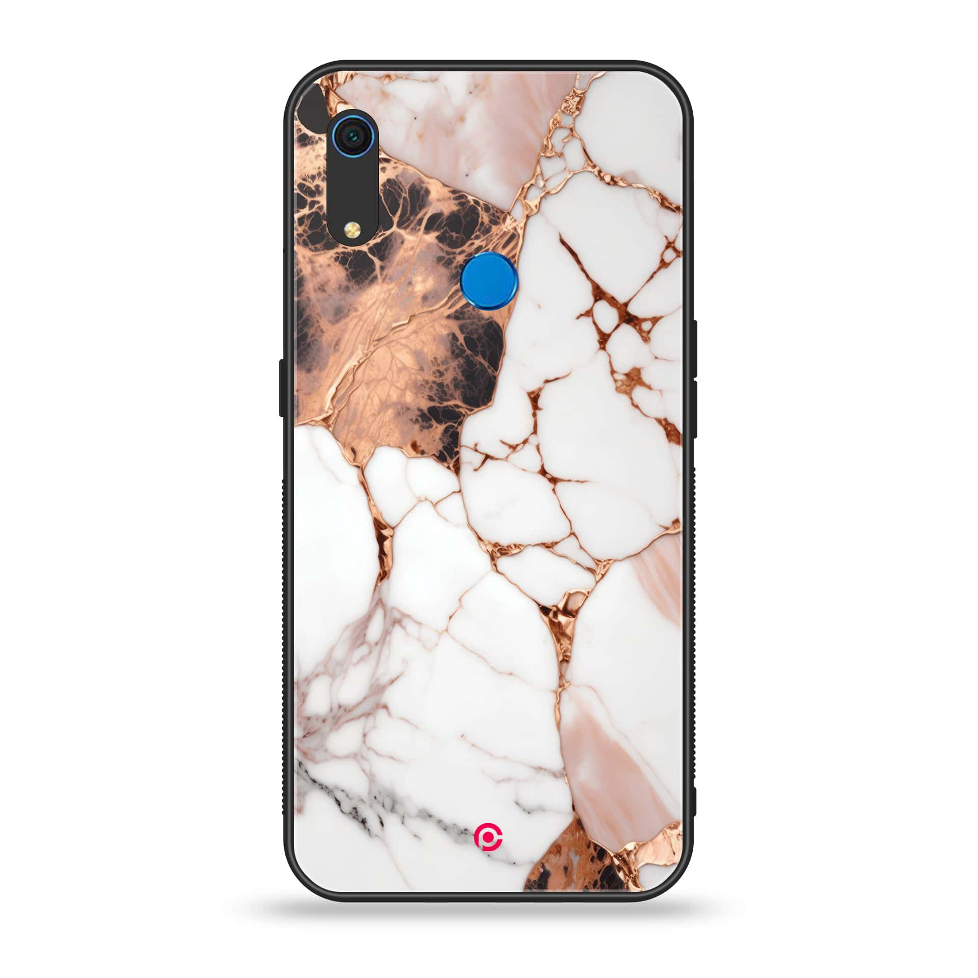 Huawei Y6s - Liquid Marble Series - Premium Printed Metal soft Bumper shock Proof Case