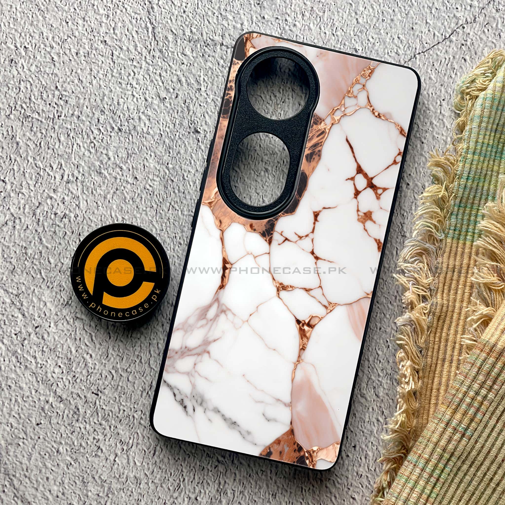 Vivo S19 Pro - Liquid Marble Series - Premium Metal Printed soft Bumper shock Proof Case