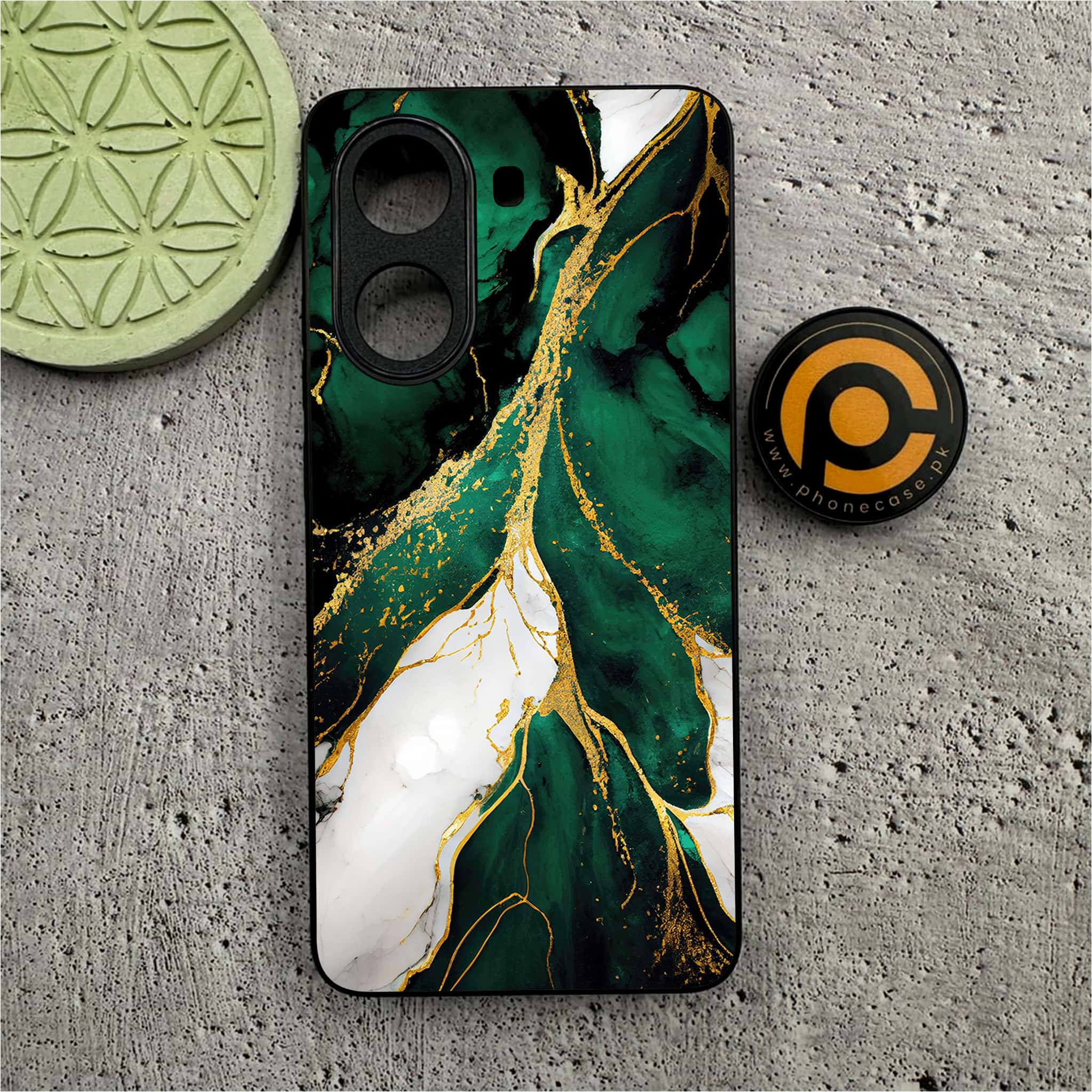 Xiaomi Redmi Turbo 4 - Liquid Marble Series - Premium Metal Printed soft Bumper shock Proof Case