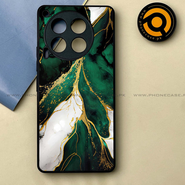 Tecno Camon 30 - Liquid Marble Design 7 -  Premium Printed Metal soft Bumper shock Proof Case CS-22060